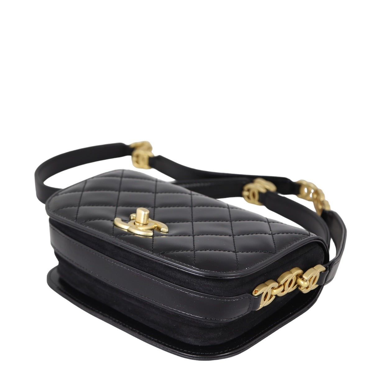 Chanel CC Mini Messenger Bag | Black