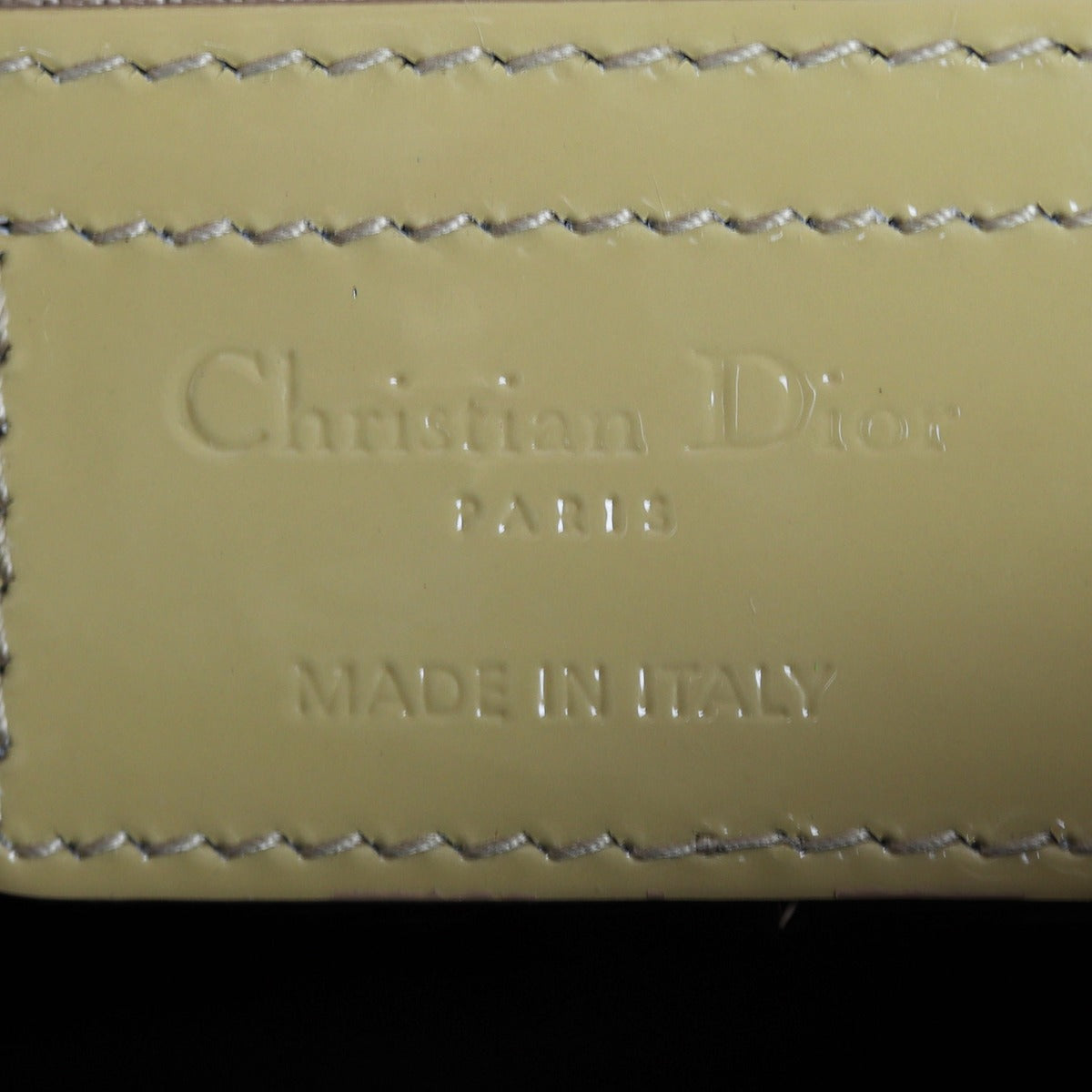 Dior Lady Dior Medium Patent Interior Stamp