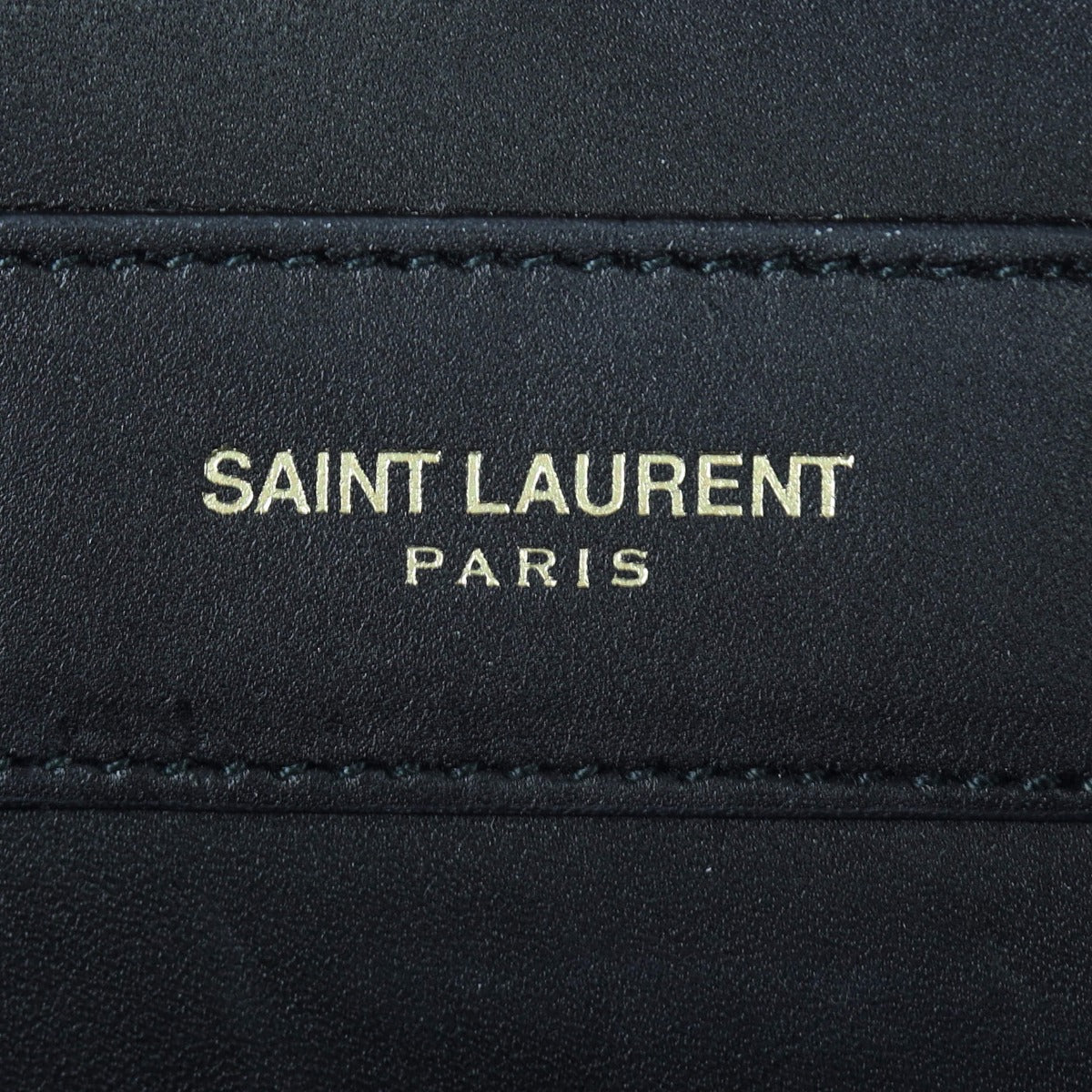 Saint Laurent Kate Monogram Clutch Interior Stamp