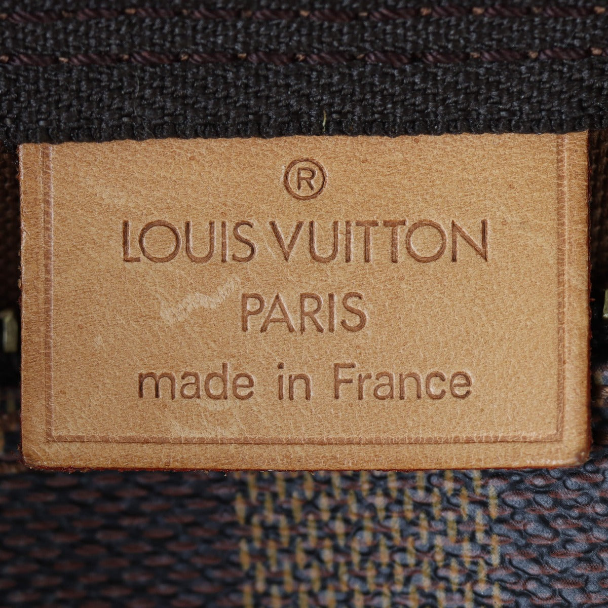 Louis Vuitton Speedy HL Mini Damier Ebene Interior Stamp
