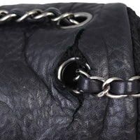 Chanel Chic Knit Flap Bag Wool