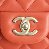 Chanel Classic Single Flap Maxi | Coral Red