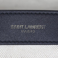 Saint Laurent Colour-Block Canvas and Leather Hobo Medium Interior Stamp