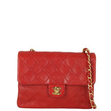Chanel CC Vintage Flap Bag | Red