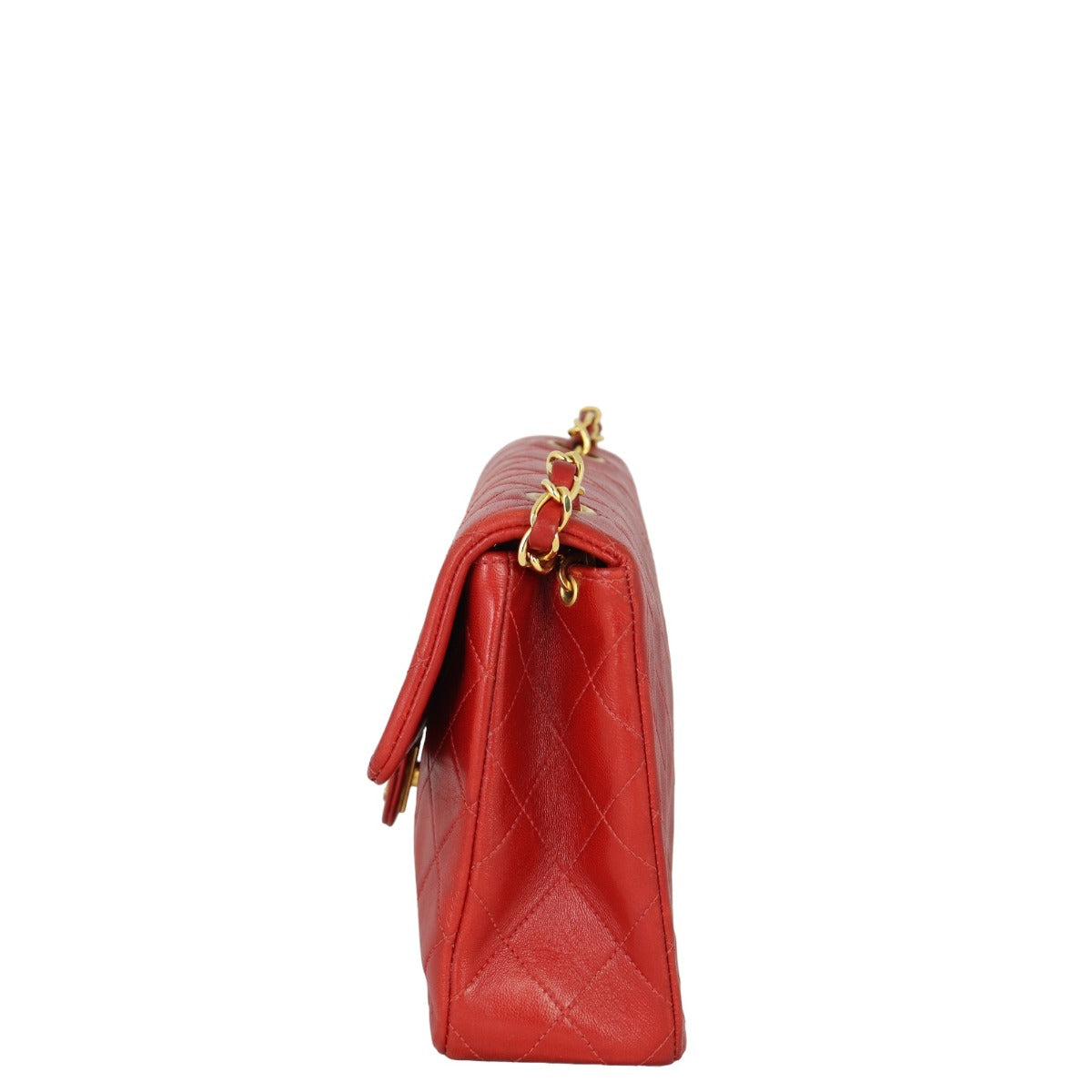 Chanel CC Vintage Flap Bag | Red