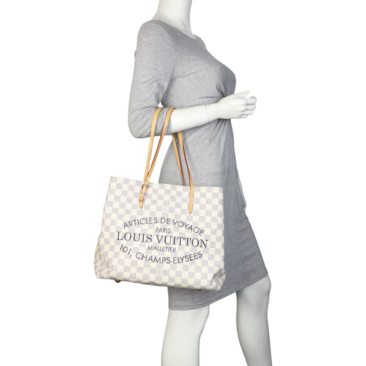 Louis Vuitton Cabas MM Tote Damier Azur