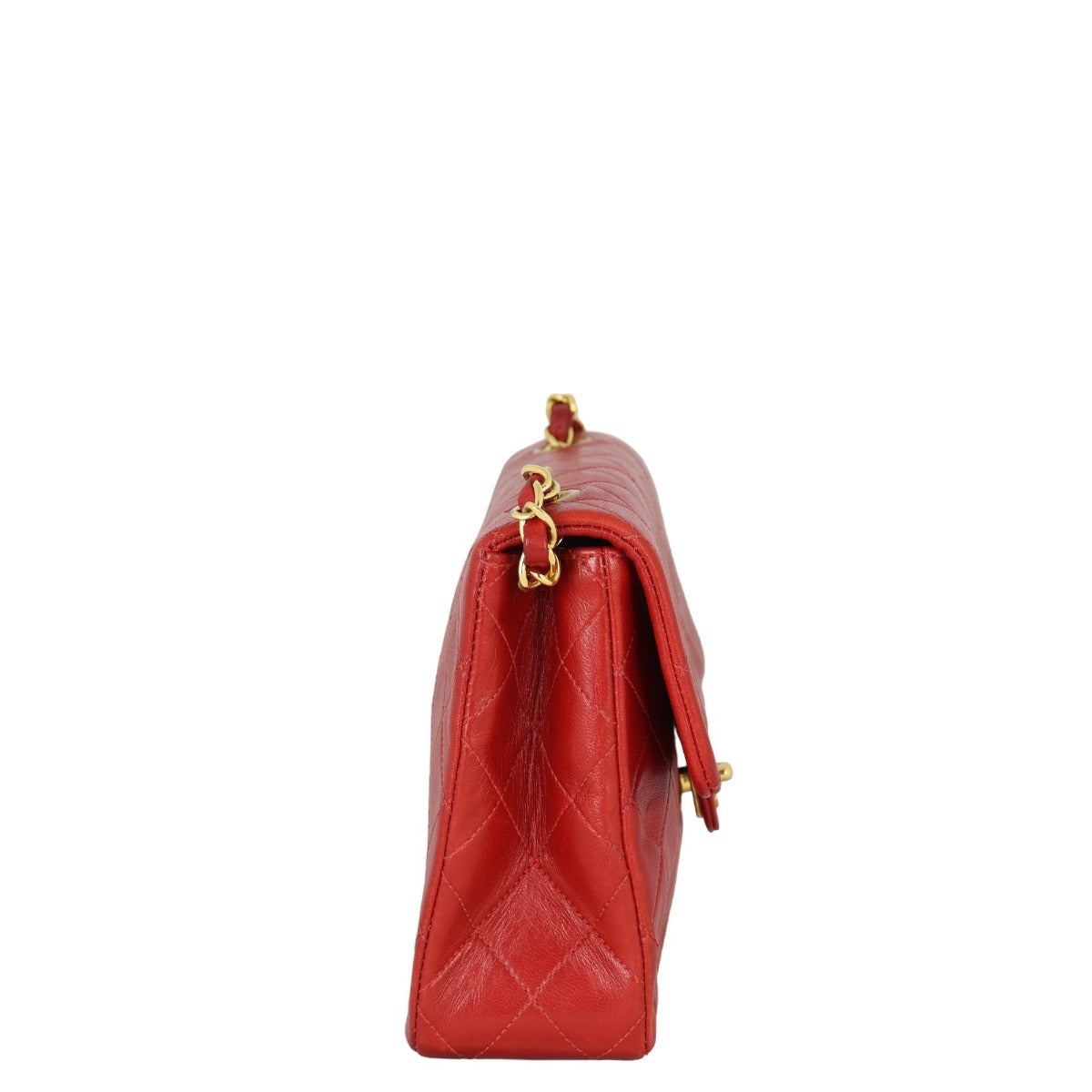 Chanel CC Vintage Flap Bag | Red