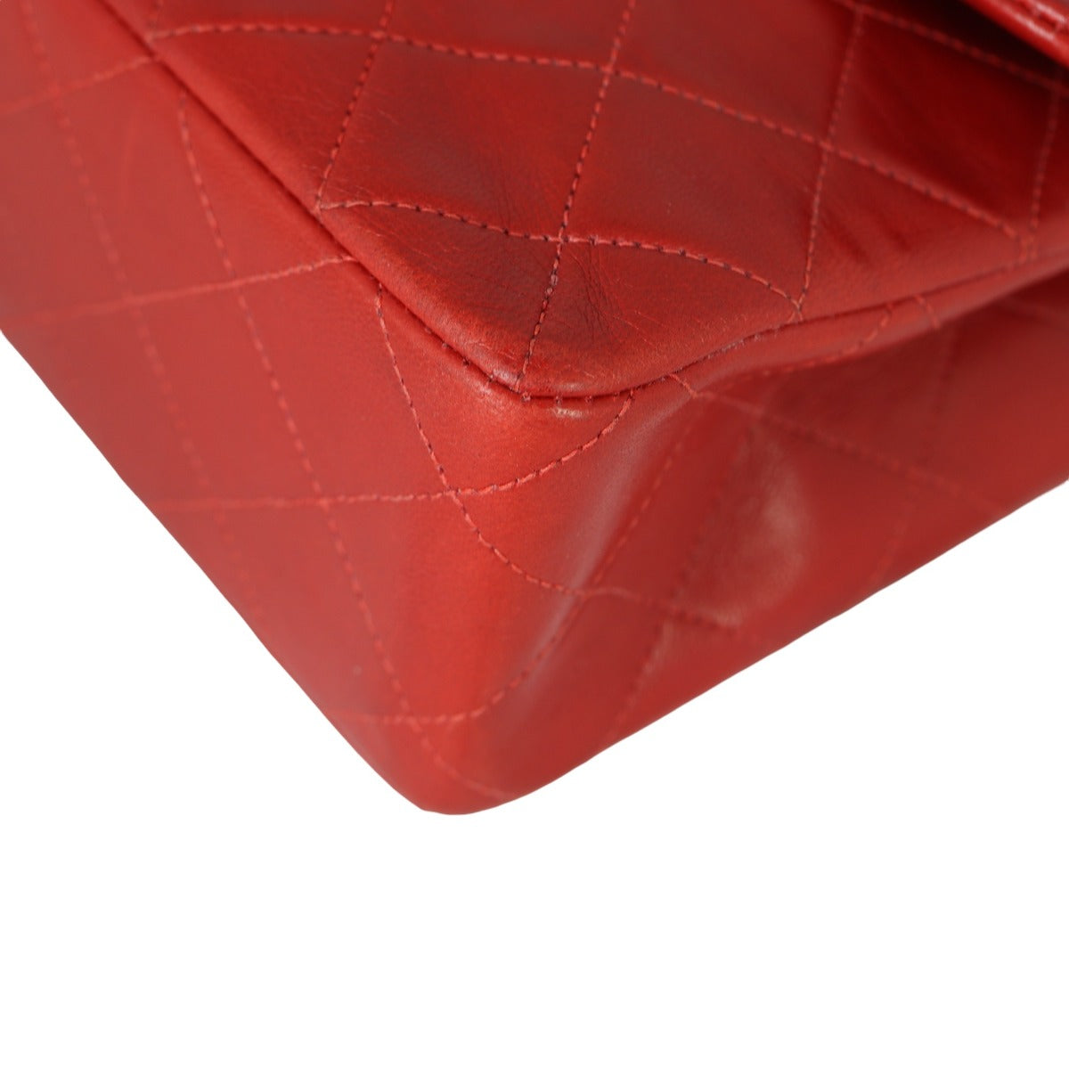 Chanel CC Vintage Flap Bag | Red