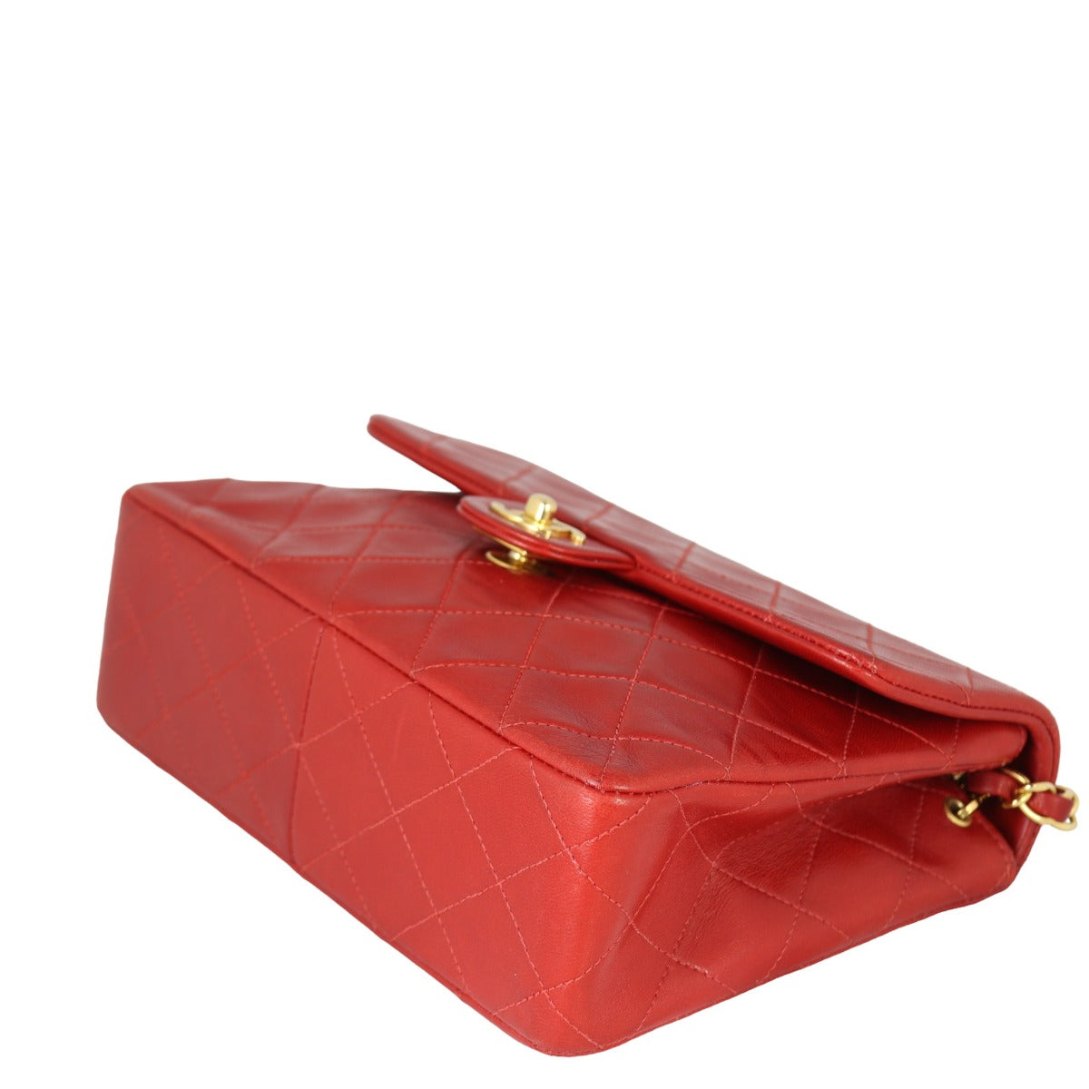 Chanel CC Vintage Flap Bag | Red