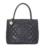 Chanel Medallion Tote | Black Caviar