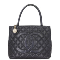 Chanel Medallion Tote | Black Caviar