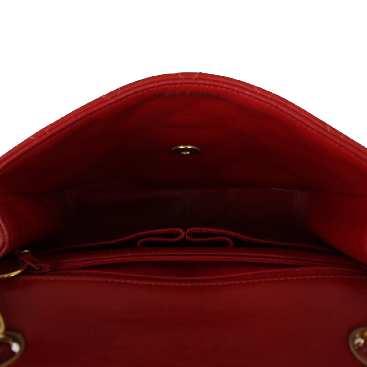 Chanel CC Vintage Flap Bag | Red