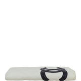 Chanel Ligne Cambon Yen Wallet | White