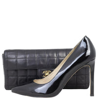 Chanel East-West Chocolate Bar Flap Bag | Black