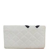 Chanel Ligne Cambon Yen Wallet | White