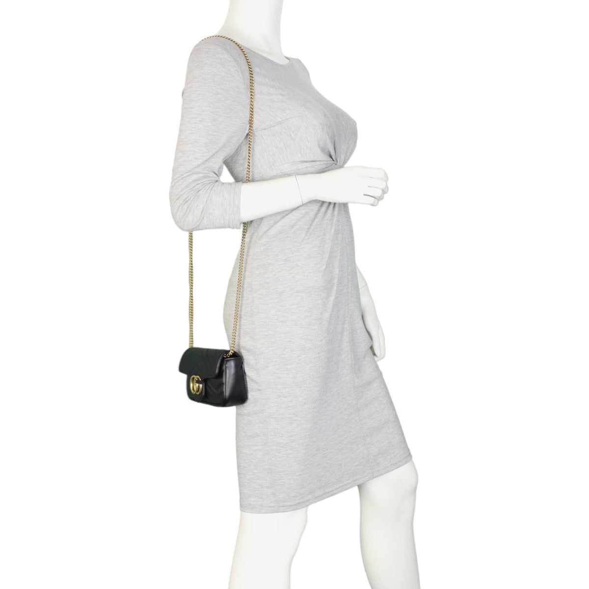 Gucci GG Marmont Matelasse Super Mini Shoulder Bag