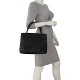 Chanel Medallion Tote | Black Caviar