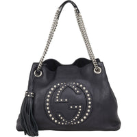 Gucci Soho Chain Shoulder Bag Studded Medium