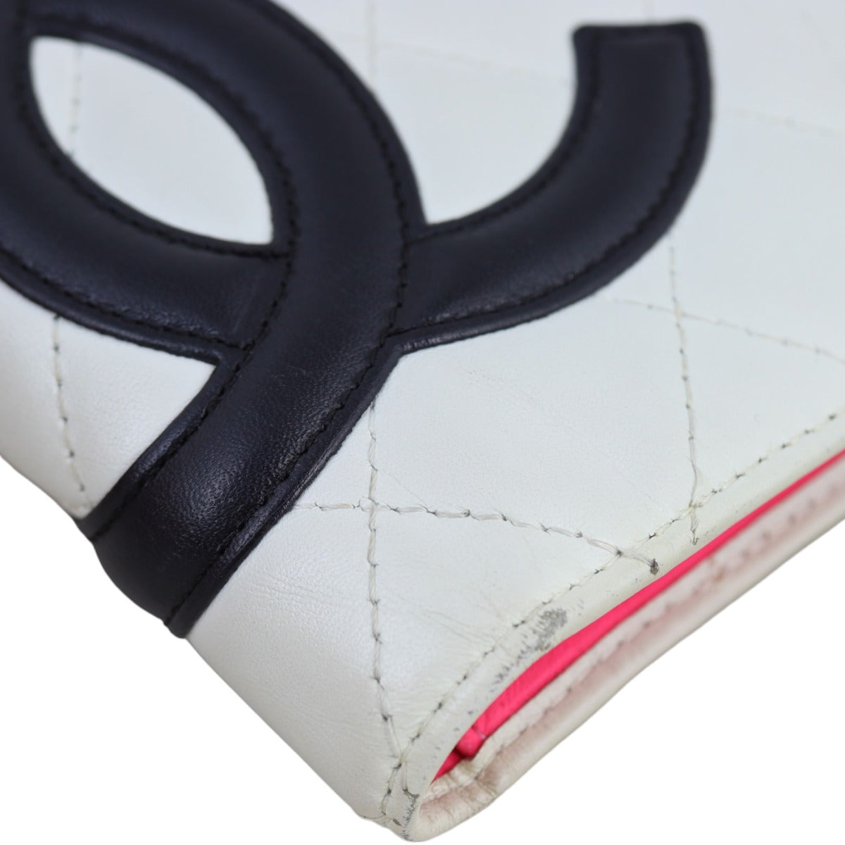 Chanel Ligne Cambon Yen Wallet | White