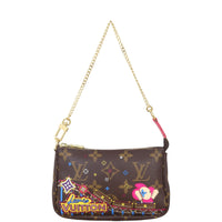 Louis Vuitton Mini Pochette Accessoires Monogram Vivienne Christmas Print 2020