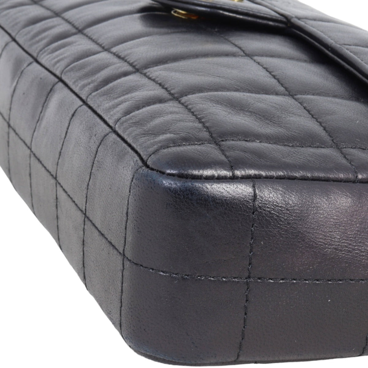 Chanel East-West Chocolate Bar Flap Bag | Black