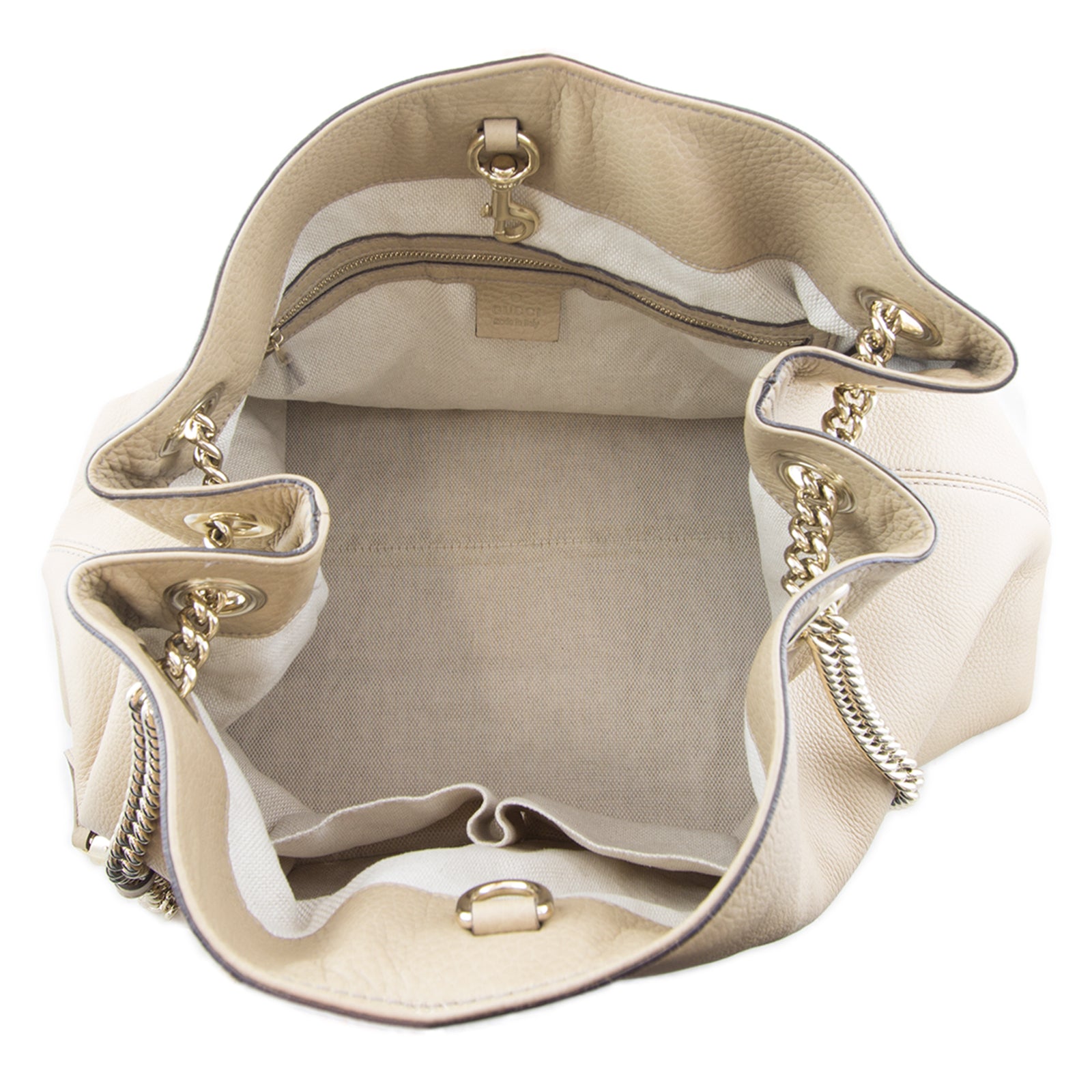 Gucci Soho Chain Shoulder Bag Large Interior