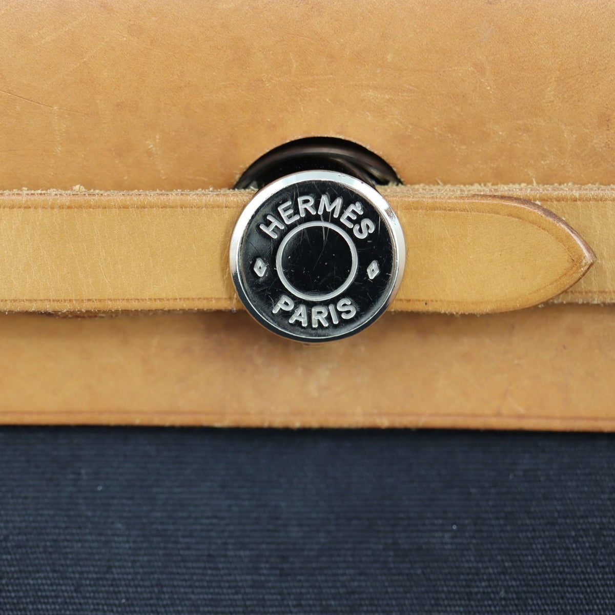 Hermes Herbag Toile PM Hardware

