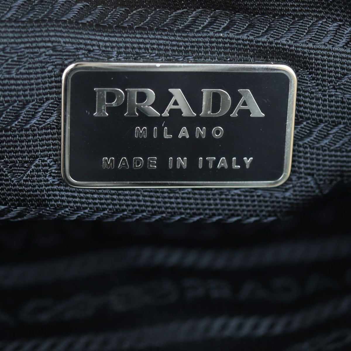 Prada Tessuto Nylon Shoulder Bag Stamp

