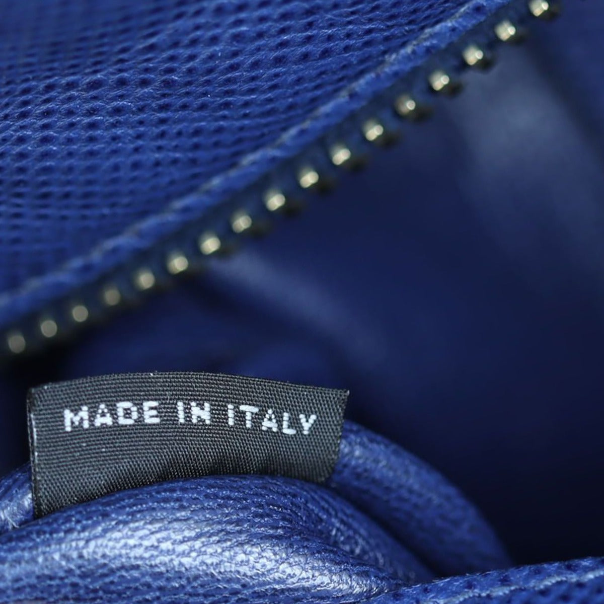 Prada Saffiano Cuir Triple Zip Dome Bag Stamp
