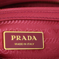 Prada Saffiano Lux Galleria Double Zip Tote Mini Stamp

