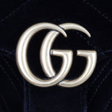 Gucci GG Marmont Velvet Mini Shoulder Bag Hardware
