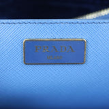 Prada Saffiano Lux Galleria Double Zip Tote Medium Stamp
