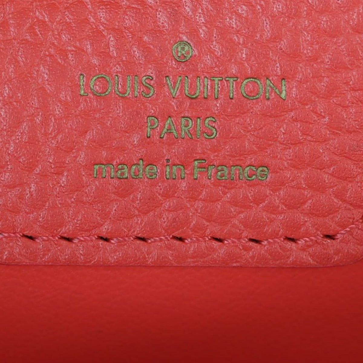Louis Vuitton Capucines MM Stamp
