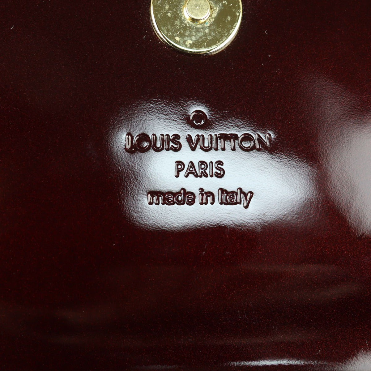 Louis Vuitton SoBe Clutch Vernis Stamp
