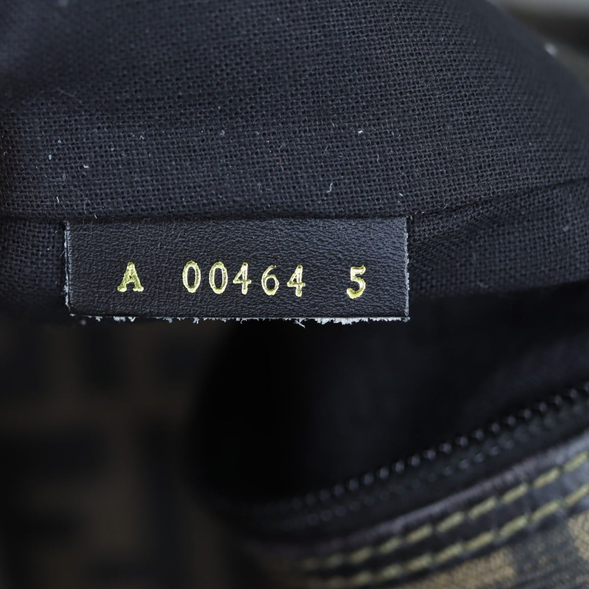 Fendi Zucca Duffle Bag Date code

