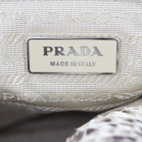 Prada Python Logo Hobo Stamp


