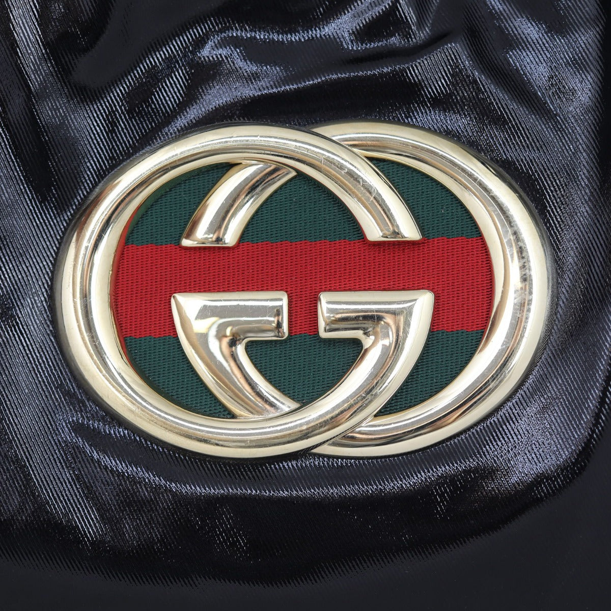 Gucci Patent Britt Hobo Medium Hardware
