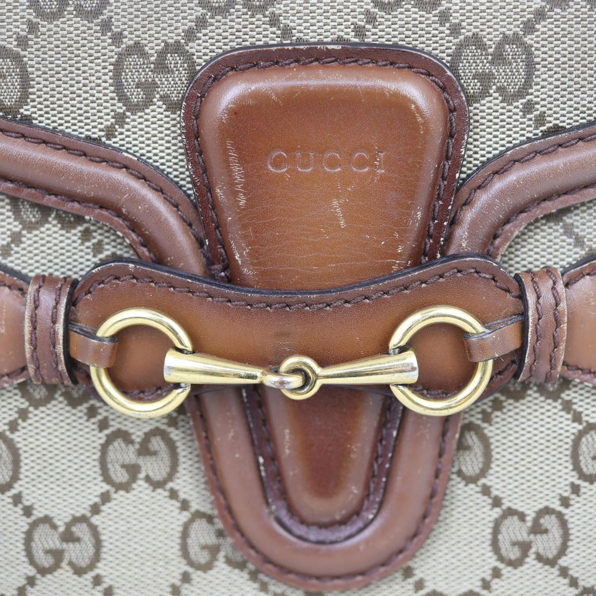 Gucci Original GG Lady Web Shoulder Bag Hardware
