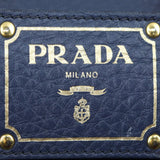 Prada Vitello Diano Two Way Shopping Tote Stamp
