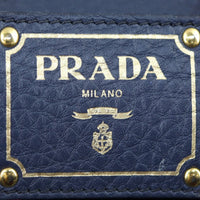 Prada Vitello Diano Two Way Shopping Tote Stamp
