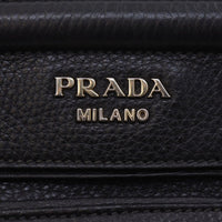 Prada Vitello Daino Two Way Tote Hardware
