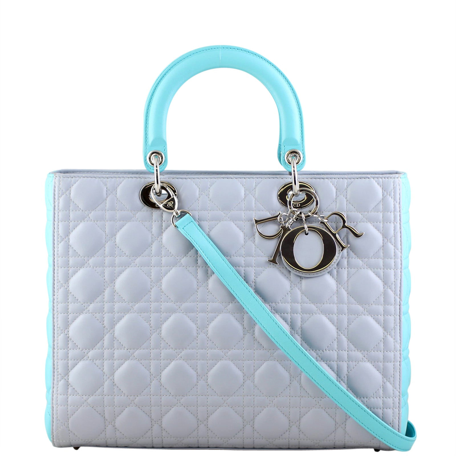 Lady Dior Bi-Colour Large Front