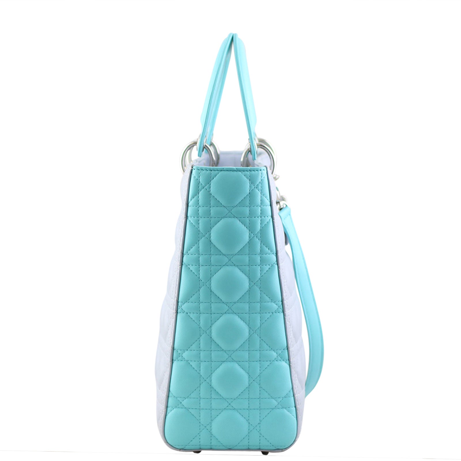 Lady Dior Bi-Colour Large Side