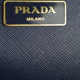 Prada Saffiano Lux Galleria Double Zip Tote Medium Stamp
