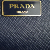 Prada Saffiano Lux Galleria Double Zip Tote Medium Stamp

