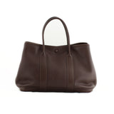 CHANEL Hermes Garden Party Tote Special Bolduc Model Chocolate