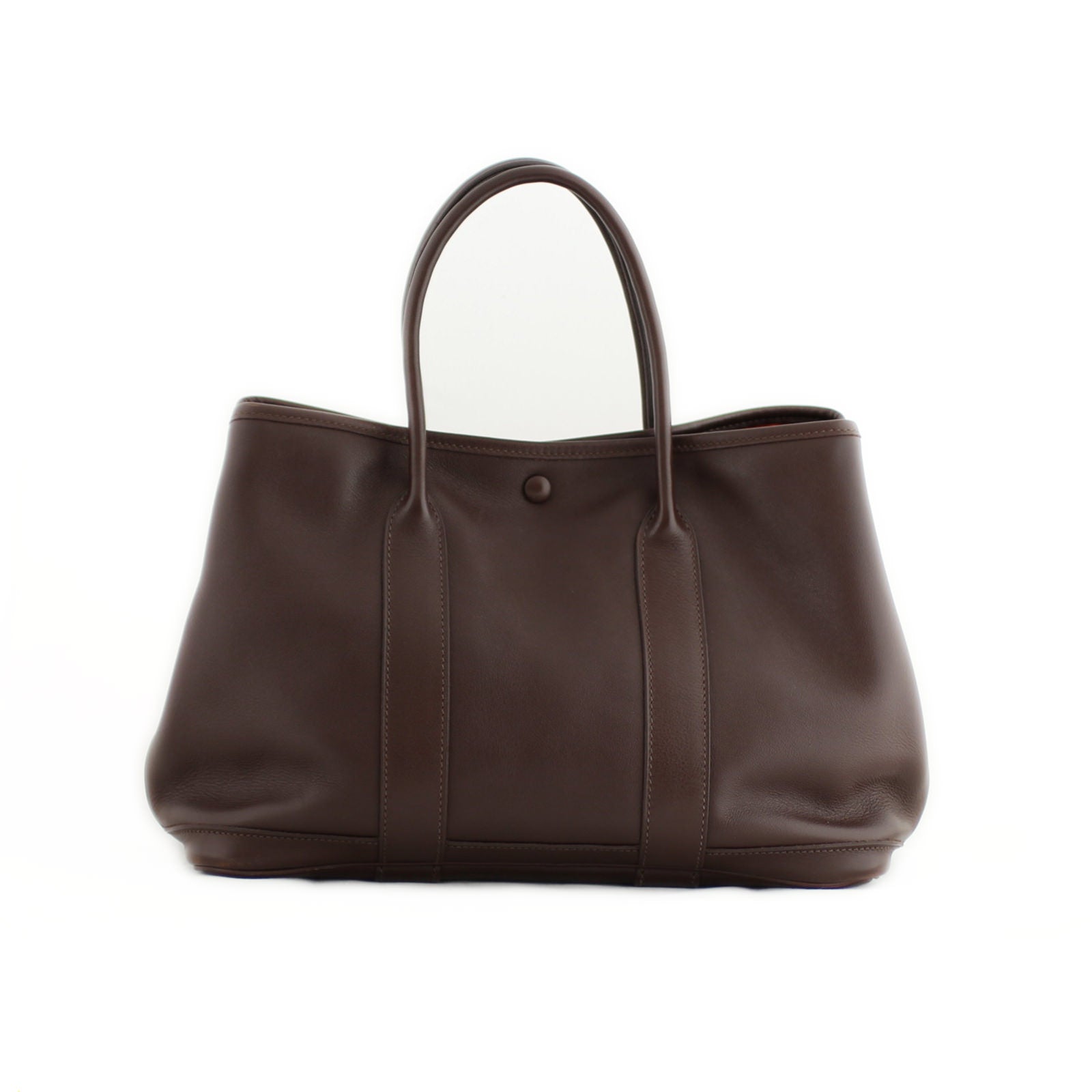 CHANEL Hermes Garden Party Tote Special Bolduc Model Chocolate