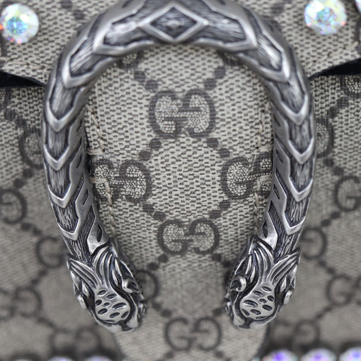 Gucci Dionysus Crystal Embellished Medium Shoulder Bag Hardware

