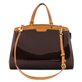 Louis Vuitton Brea Vernis MM Front with strap