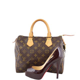 Louis Vuitton Speedy 25 Monogram Scale